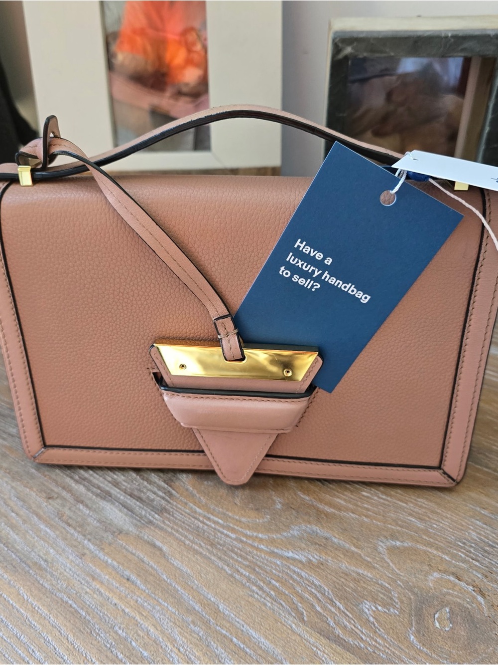 Loewe Pink Leather Barcelona Puzzle-Accent Top Handle Bag